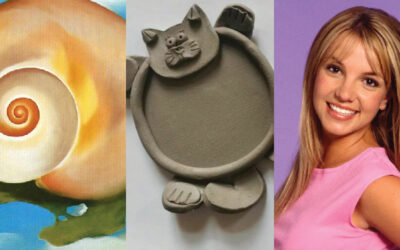 Classes Of The Week: Georgia O’Keefe | A Purr-fect Cat Shaped Plate | Britney Spears