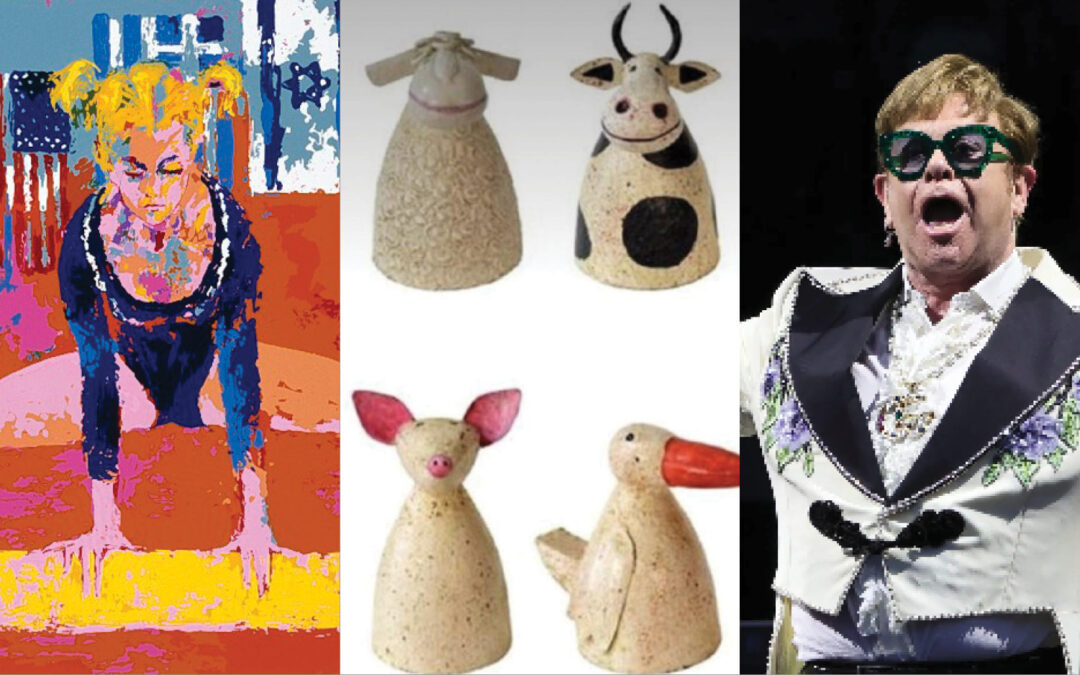 Classes Of The Week: Leroy Neiman | Farm Animal Sculptures | Elton John