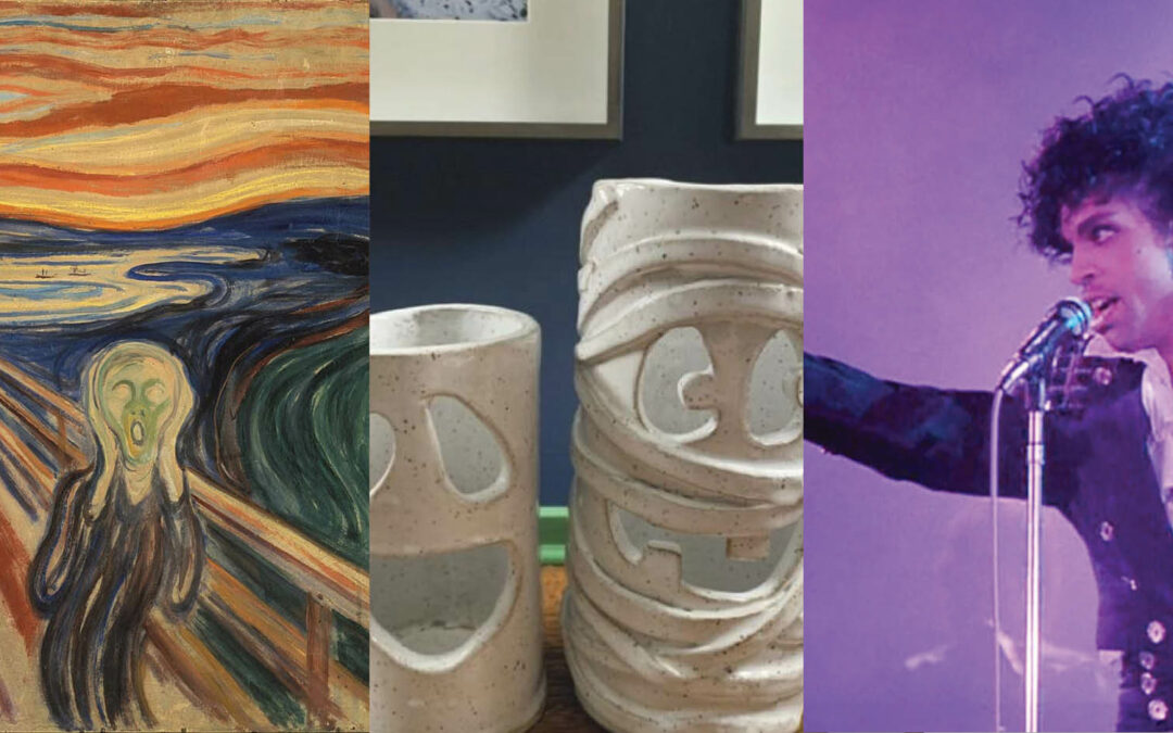 Classes Of The Week 10/21: Edvard Munch | Ghost Vase | Prince